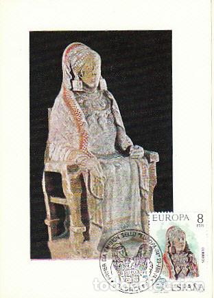 Sellos: EDIFIL 2178, DAMA DE BAZA (GRANADA), TARJETA MAXIMA PRIMER DIA 29-4-1974