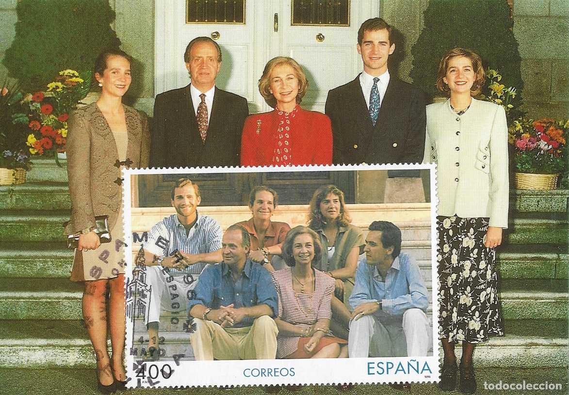 Francobolli: FAMILIA REAL RESIDENCIA VERANO MARIVENT PALMA MALLORCA ESPAMER'96 1996 (EDIFIL 3427-3428) TM SEVILLA