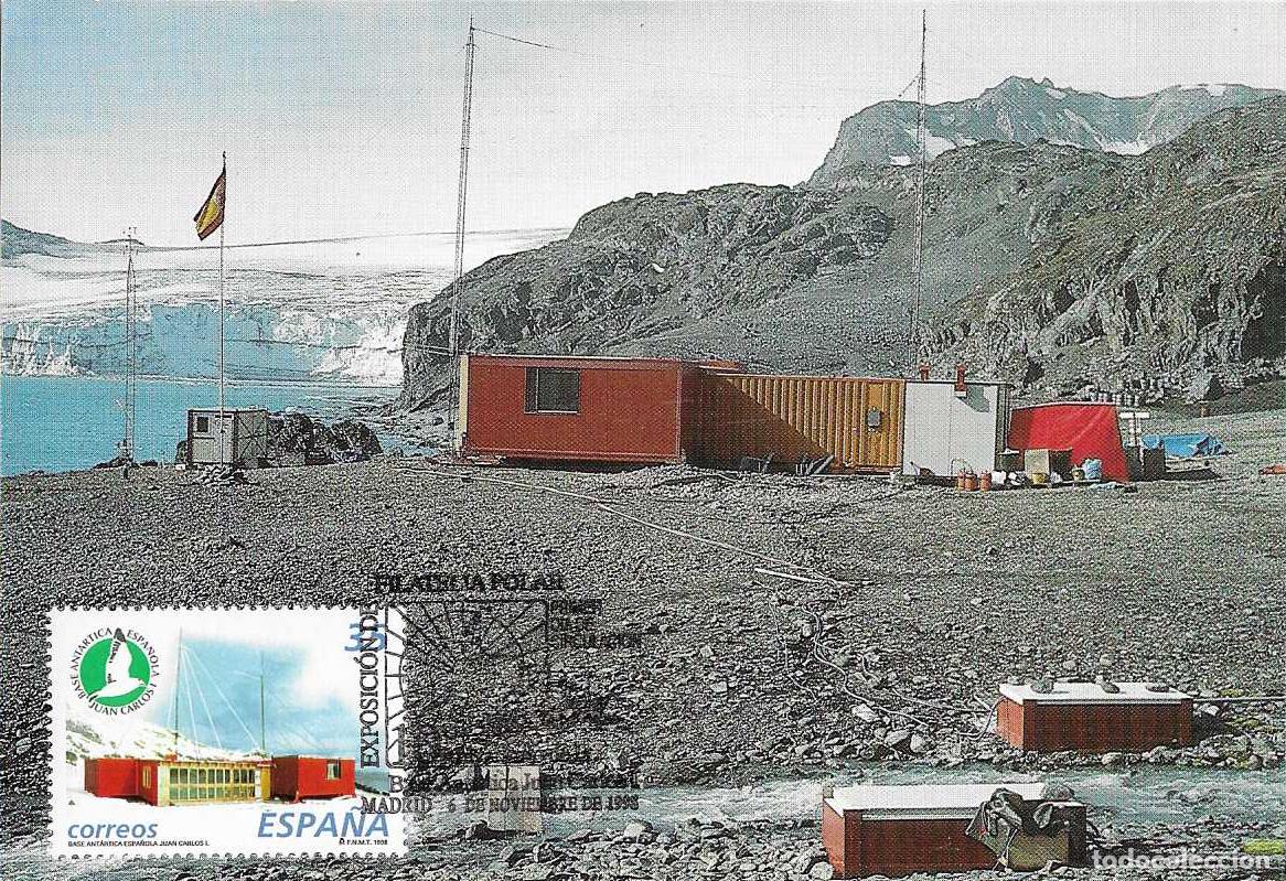 Francobolli: BASE ANTARTICA ESPA&Ntilde;OLA JUAN CARLOS I X ANIVERSARIO 1998 (EDIFIL 3592) TM PD MOD 1 CU&Ntilde;O MADRID VER