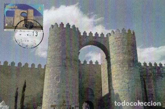 Francobolli: PUERTA DEL ALC&Aacute;ZAR. MURALLA DE &Aacute;VILA. PATRIMONIO HUMANIDAD