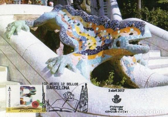 Sellos: DRAG&Oacute;N DEL PARK G&Uuml;ELL. GAUD&Iacute;.
