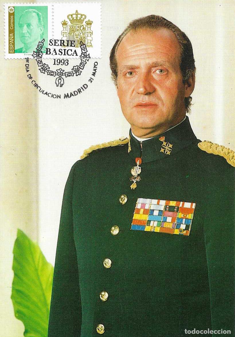 Sellos: SM REY DON JUAN CARLOS I 1993 (EDIFIL 3261A) EN TM PRIMER DIA MATASELLOS CU&Ntilde;O MADRID RARO ASI VER