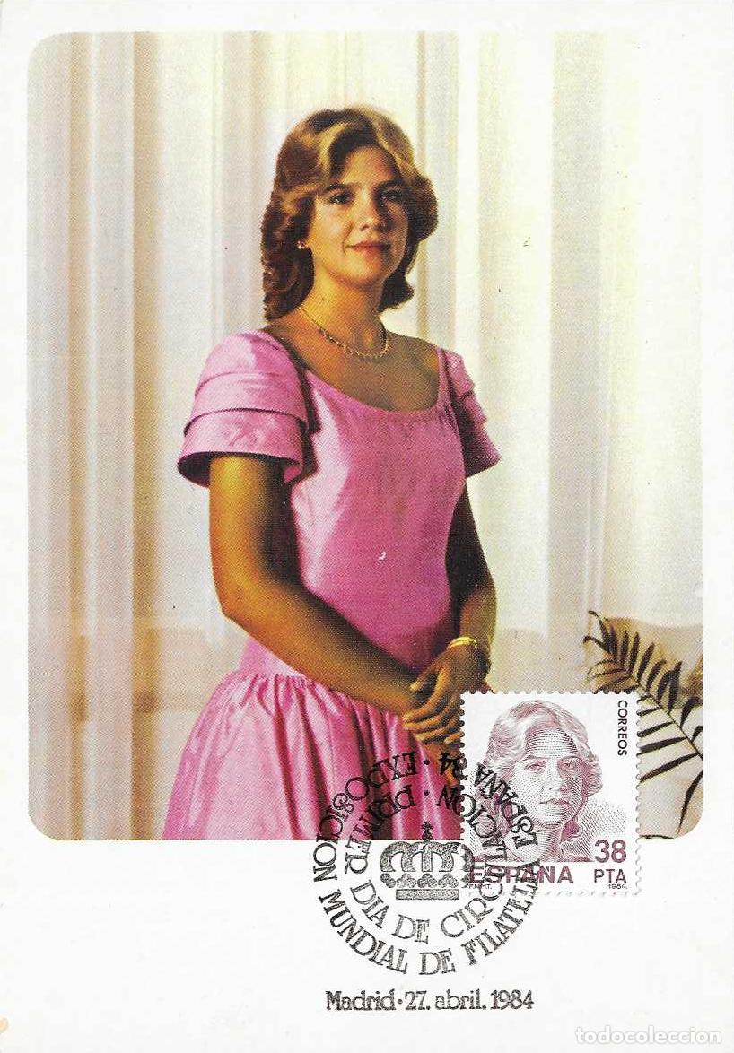 Sellos: INFANTA D&Ntilde;A CRISTINA EXPOSICION MUNDIAL FILATELIA ESPA&Ntilde;A-84 1984 (EDIFIL 2751 2754) TM PD MOD 3 CU&Ntilde;O