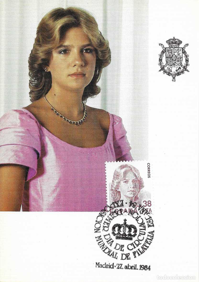 Sellos: INFANTA D&Ntilde;A CRISTINA EXPOSICION MUNDIAL FILATELIA ESPA&Ntilde;A-84 1984 (EDIFIL 2751 2754) TM PD MOD 2 CU&Ntilde;O