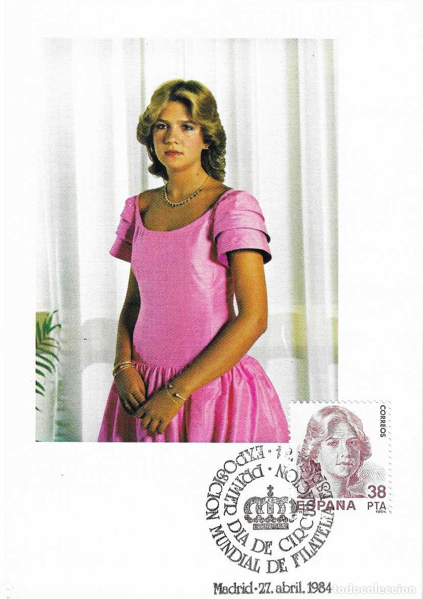Sellos: INFANTA D&Ntilde;A CRISTINA EXPOSICION MUNDIAL FILATELIA ESPA&Ntilde;A-84 1984 (EDIFIL 2751 2754) TM PD MOD 1 CU&Ntilde;O