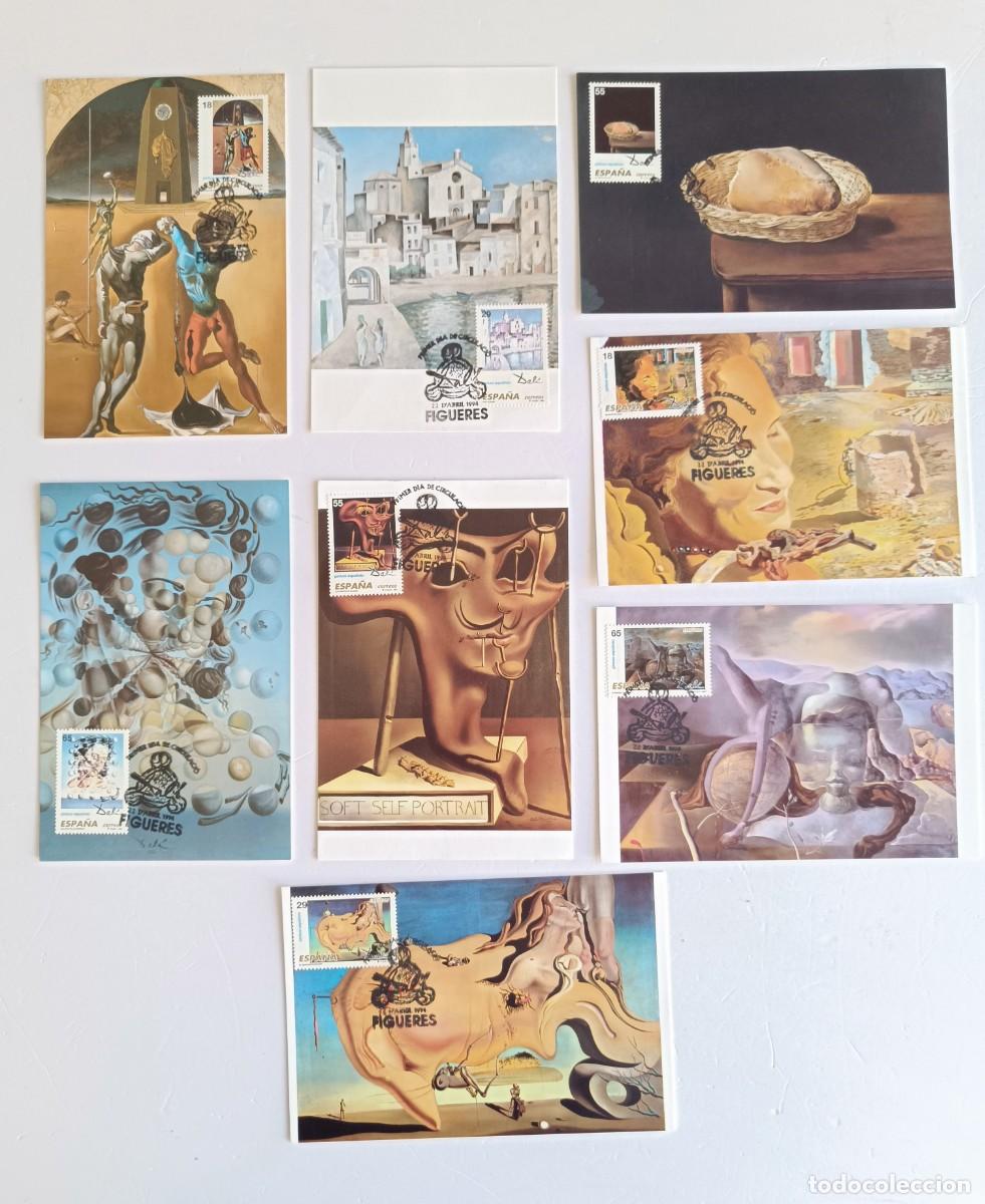 Sellos: M&Aacute;XIMAS PRIMER DIA - 1994 SALVADOR DAL&Iacute; - MATAS. FIGUERES - NUMEROS 3289- 3296 - 8 VALORES COMPLETA