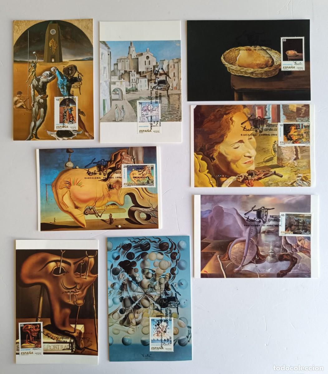 Sellos: M&Aacute;XIMAS PRIMER DIA - 1994 SALVADOR DAL&Iacute; - NUMEROS 3289- 3296 - 8 VALORES COMPLETA