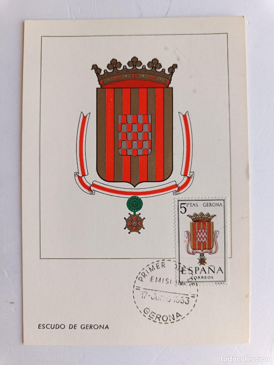 Sellos: M&Aacute;XIMA CON ESCUDO, SELLO Y MATASELLOS DE GERONA