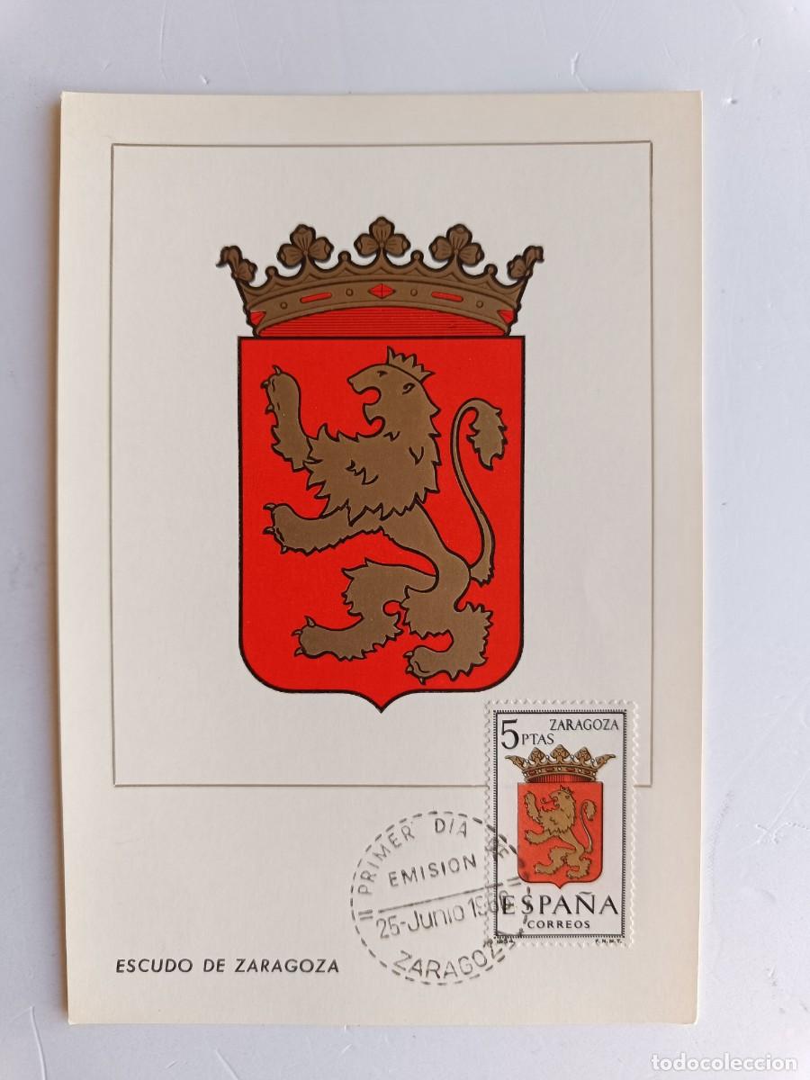 Sellos: M&Aacute;XIMA CON ESCUDO, SELLO Y MATASELLOS DE ZARAGOZA