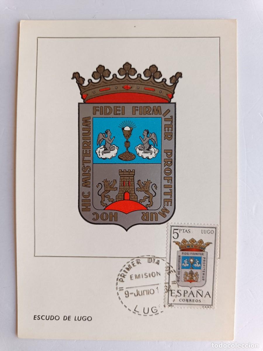 Sellos: M&Aacute;XIMA CON ESCUDO, SELLO Y MATASELLOS DE LUGO