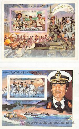 Sellos: Libia & 2 Bloques ** - Foto 1