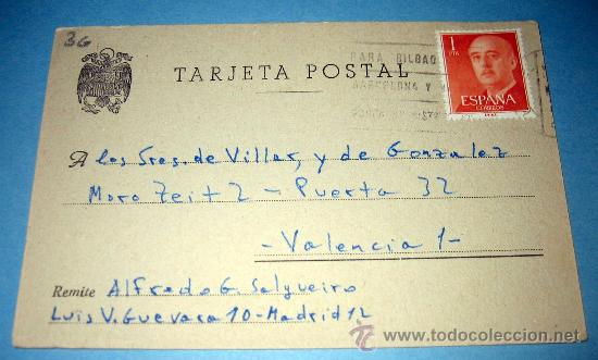 Sellos: ANTIGUA TARJETA POSTAL - 1966 - Foto 1