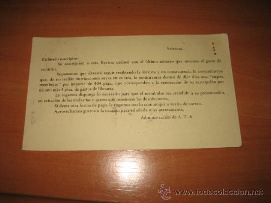 Sellos: TARJETA POSTAL .-VALENCIA-GIJON...-1971 - Foto 2