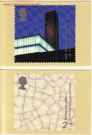 Sellos: GRAN BRETA&Ntilde;A PHQ CARD 219 - A&Ntilde;O 2000 - Foto 1