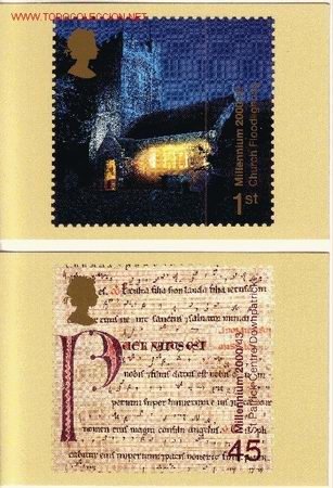 Sellos: GRAN BRETA&Ntilde;A PHQ CARD 225 - A&Ntilde;O 2000 - Foto 1