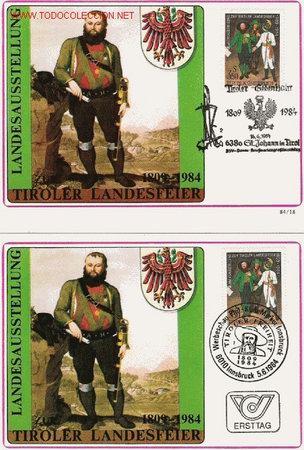 Sellos: AUSTRIA BONITAS TARJETAS MAXIMA SERIE - Foto 1