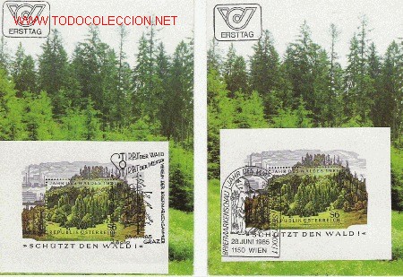 Sellos: AUSTRIA BONITAS TARJETAS MAXIMA SERIE - Foto 1
