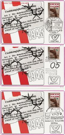 Sellos: AUSTRIA BONITAS TARJETAS MAXIMA SERIE - Foto 1