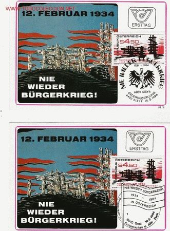 Sellos: AUSTRIA BONITAS TARJETAS MAXIMA SERIE - Foto 1