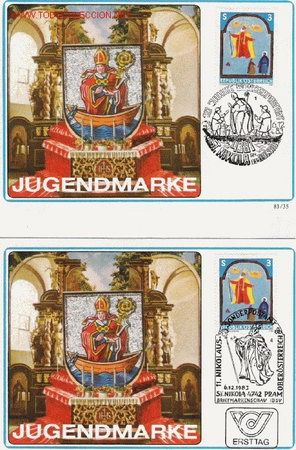 Sellos: AUSTRIA BONITAS TARJETAS MAXIMA SERIE - Foto 1