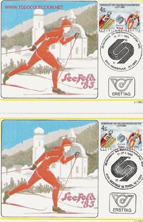 Sellos: AUSTRIA BONITAS TARJETAS MAXIMA SERIE - Foto 1
