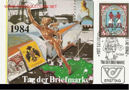 Sellos: AUSTRIA BONITA TARJETA MAXIMA SERIE - Foto 1