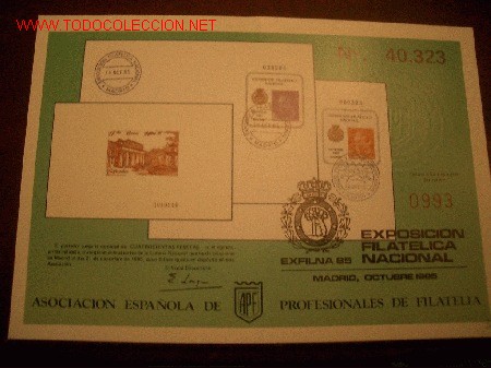 Sellos: 3 TARJETAS POSTALES EXPOSICIONES FILATELICAS - Foto 2