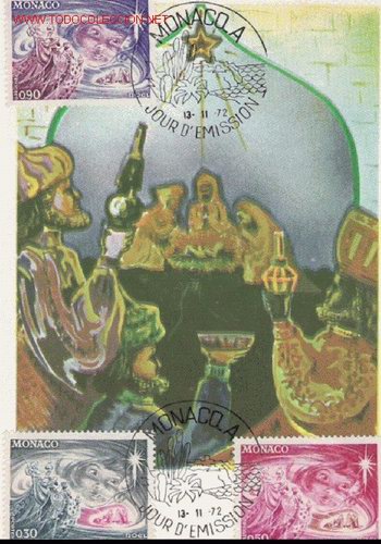 Sellos: PRECIOSA SERIE DE TARJETAS MAXIMAS DE MONACO - Foto 1