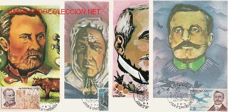 Sellos: PRECIOSA SERIE DE TARJETAS MAXIMAS DE MONACO - Foto 1