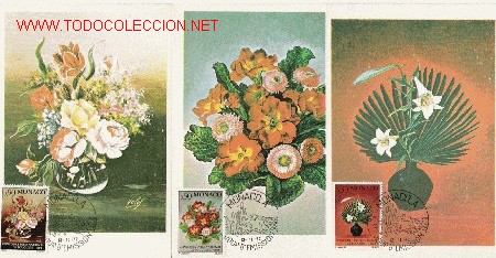 Sellos: PRECIOSA SERIE DE TARJETAS MAXIMAS DE MONACO - Foto 1
