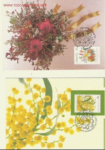 Sellos: PRECIOSA SERIE DE TARJETAS MAXIMAS DE AUSTRALIA - Foto 1