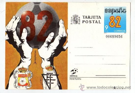Sellos: TARJETA POSTAL ESPA&Ntilde;A 82 CORREOS NUMERADA - Foto 1