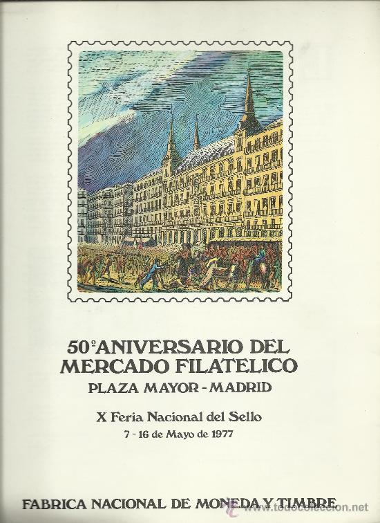 Sellos: DOCUMENTO FILATELICO DE MAYO 1977 - Foto 1