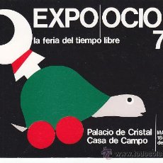 Sellos: EXPO OCIO 79 LA FERIA DEL TIEMPO LIBRE, MADRID 1979. BONITA Y RARA TARJETA ILUSTRADA TORTUGA. MPM.