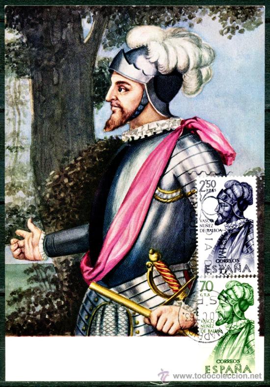 Sellos: Postal &ndash; NU&Ntilde;EZ DE BALBOA 1963 - Foto 1
