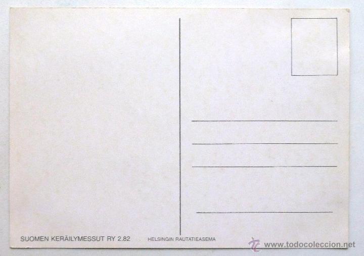 Sellos: TARJETA POSTAL DE FINLANDIA. A&Ntilde;O 1982. - Foto 2