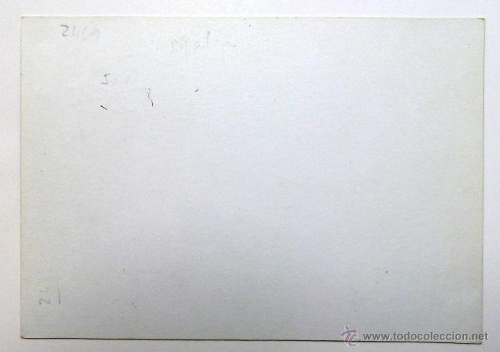 Sellos: TARJETA DE GAVIOTA CON MATASELLO DE MALAGA. - Foto 2