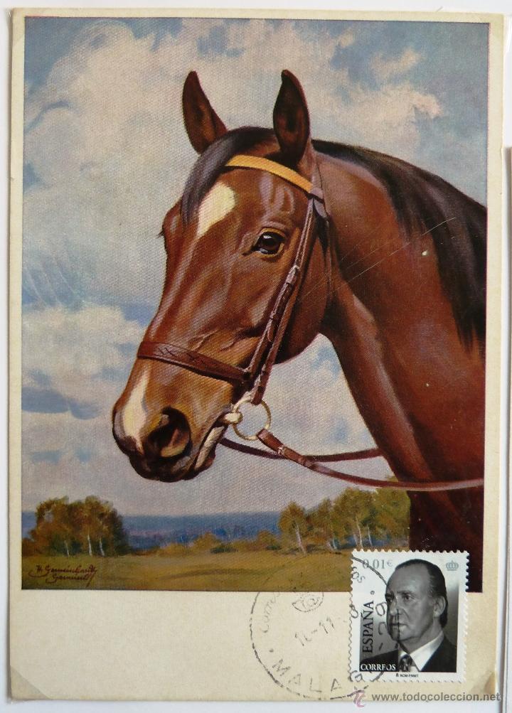 Sellos: TARJETA POSTAL HERMANN GEMEINHARDT. MATASELLO MALAGA 2003. - Foto 1