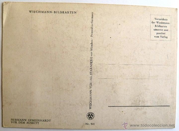 Sellos: TARJETA POSTAL HERMANN GEMEINHARDT. MATASELLO MALAGA 2003. - Foto 2