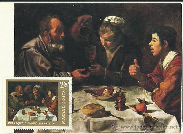 Sellos: TARJETA M&Aacute;XIMA. 1968. BUDAPEST. VELAZQUEZ. - Foto 1