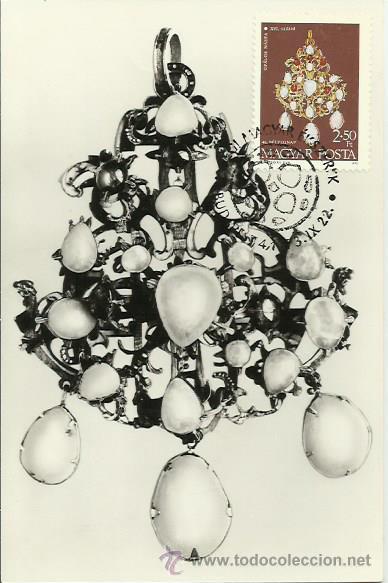 Sellos: TARJETA M&Aacute;XIMA. HUNGRIA. 1973. - Foto 1