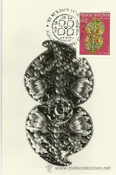 Sellos: TARJETA M&Aacute;XIMA. HUNGRIA. 1973. - Foto 1