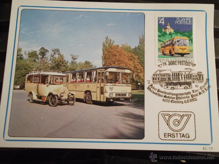 Sellos: Austria. 1543 TM Autocar postal. 1982 - Foto 1