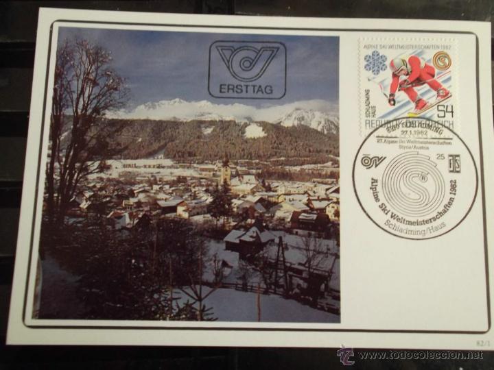 Sellos: Austria. 1524 TM Sky alpino. 1982 - Foto 1