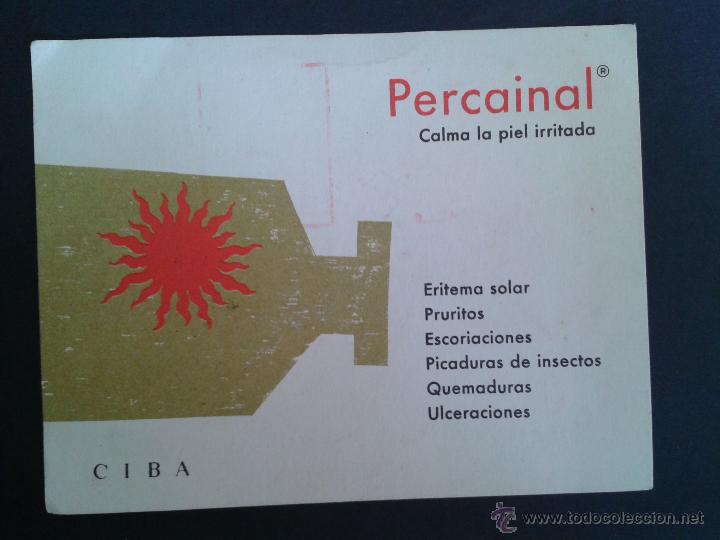 Sellos: TARJETA POSTAL COMERCIAL. PERCAINAL. BARCELONA. - Foto 1