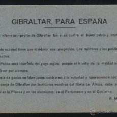 Sellos: A-0941- GIBRALTAR PARA ESPAÑA (R.M.C.).