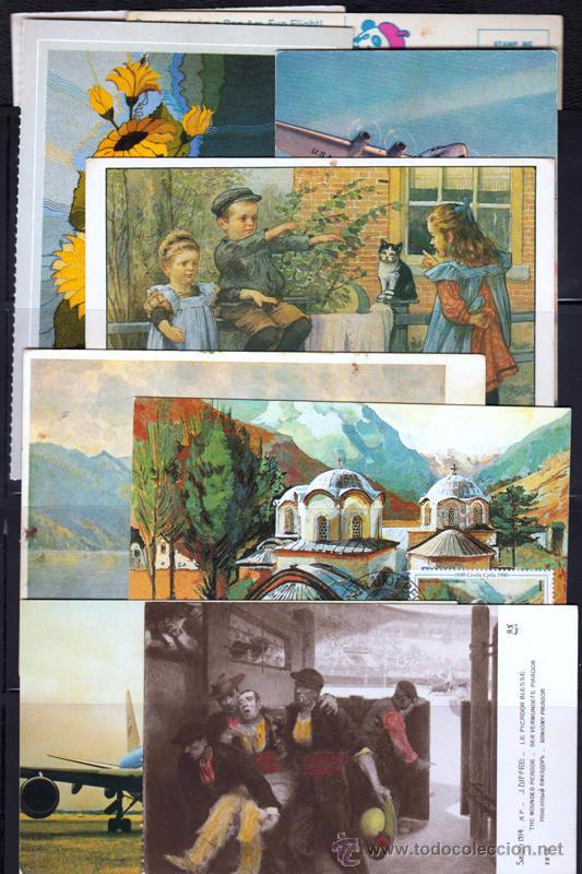 Sellos: LOTE DE 30 TARJETAS EXTRANJERAS - Foto 1