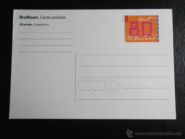 Sellos: Holanda. Tarjeta Postal nueva 1999, valor 80 cent. - Foto 1