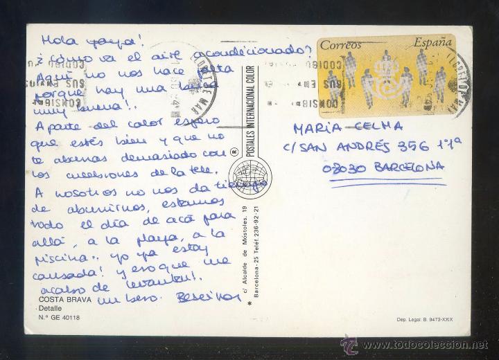Sellos: TP circulada matasellos rodillo *Lloret de Mar* A&ntilde;o 1994. - Foto 1