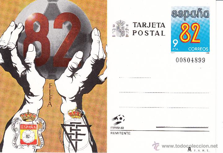 Sellos: TARJETA POSTAL: ESPA&Ntilde;A - 82 FIFA - Foto 1